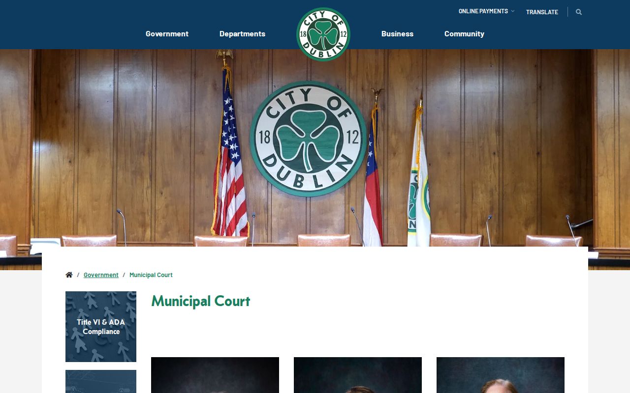 Dublin warrant search municipal court information