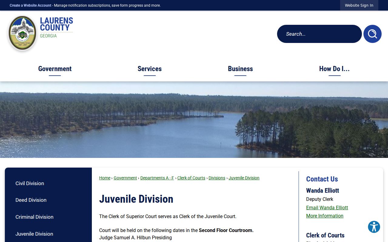 Laurens County Juvenile Division sealed-record access guidance